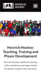 Mobile Screenshot of henrichhockey.com